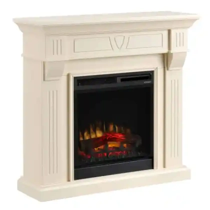 Cheminée Électrique Beethoven Antique: Chauffage Élégant et Économique - Technologie Optiflame, Décoration Viennoise, 1 400 Watts