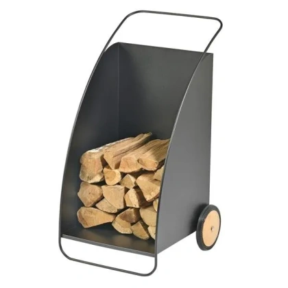 Chariot à bûches BRISKA DIXNEUF - Rangement Bois Efficace et Design - Achat en Ligne