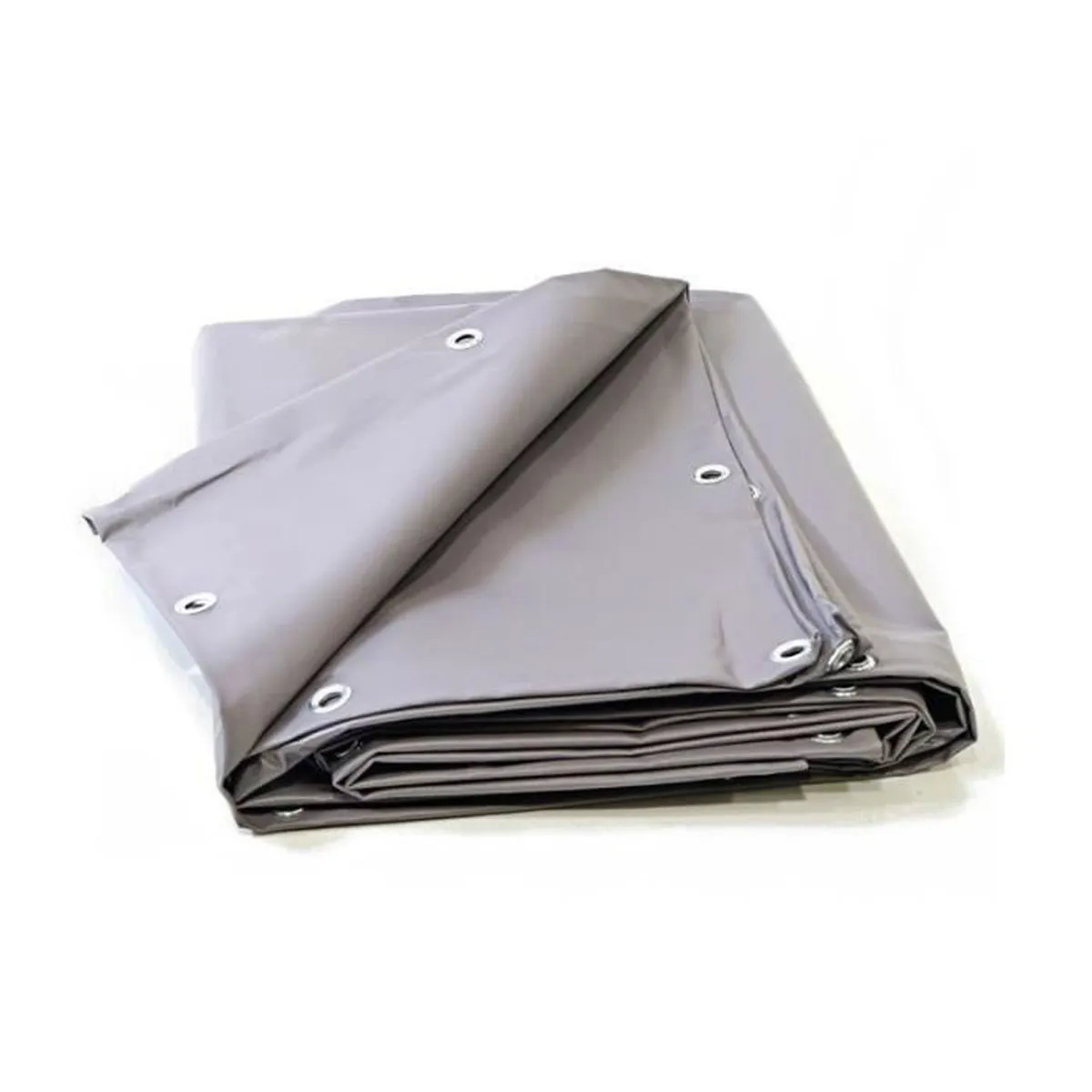 Bâche Toiture 4X5m Ultra Résistante et Étanche - Fabriquée en France - Grise - KALEMBAL - 600g/m² - Protection UV - 20m2 – Image 2