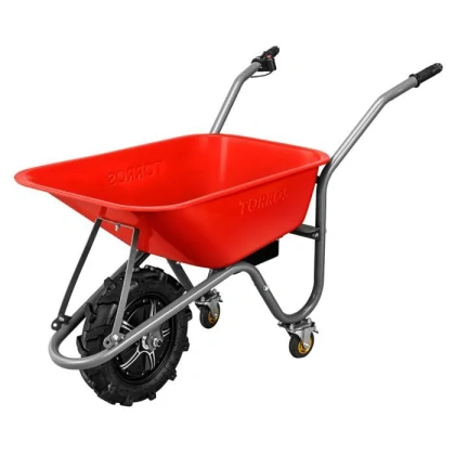 Brouette Électrique 80L 150kg: Robuste et Puissante pour Jardinage Efficace
