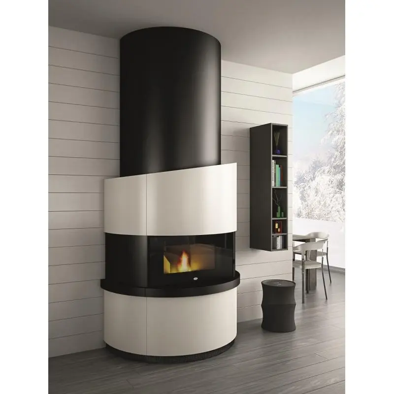 Cheminée à Granules Ventilée EVACALOR Michelangelo 12 kw - Chauffage Efficace et Puissant, Design Moderne - Garantie 2 ans – Image 4