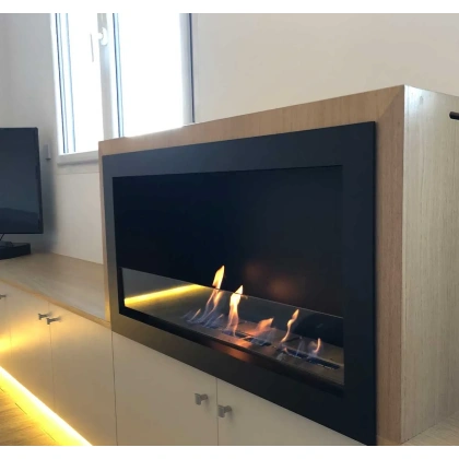 Insert HF 1-700: Cheminée Éthanol Haute Performance - Économie et Confort