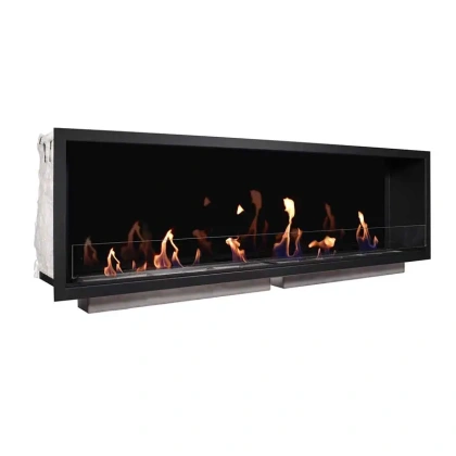 Cheminée Éthanol Murale Encastrable Paris: Design Élégant et Puissant - HEXAGONAL