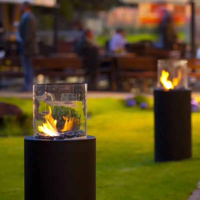 Cheminée Bio-Éthanol Totem Commerce: Élégance et Écologie pour votre Intérieur – Image 3