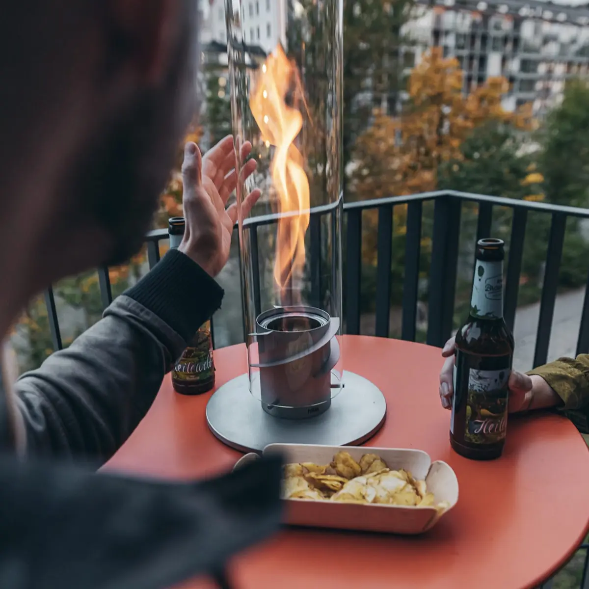 Kit Torche Éthanol SPIN: Éclairage Extérieur Design et Écologique - Ambiance Chaleureuse et Conviviale – Image 4