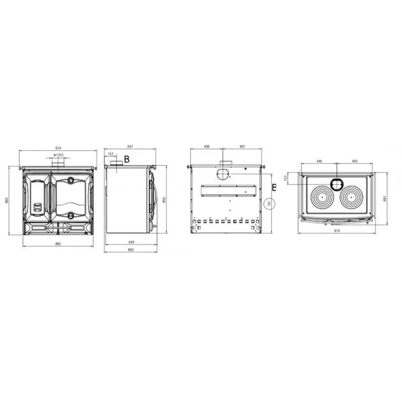 Cuisinière à Bois LA NORDICA Suprema 4.0 10kW – Fonte Haut de Gamme, Performance et Esthétique – Image 2