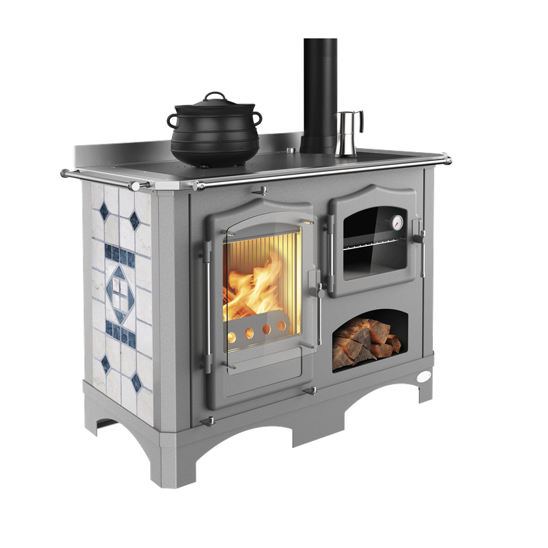 Cuisinière à Bois LINCAR Duchessa 15 kW: Chauffage Efficace et Économique - Haute Performance et Design Élégant – Image 7