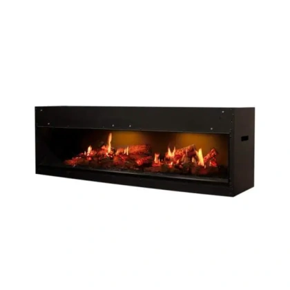 Insert Électrique Opti-Virtual Double: Chauffage Économique et Design Moderne - Réalisme Bluffant et Ambiance Chaleureuse