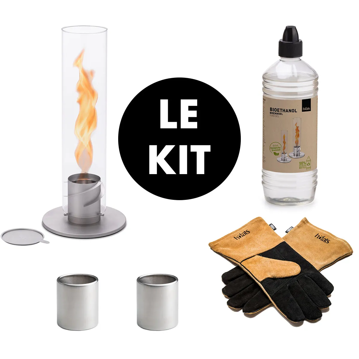 Kit Torche Éthanol SPIN: Éclairage Extérieur Design et Écologique - Ambiance Chaleureuse et Conviviale – Image 6