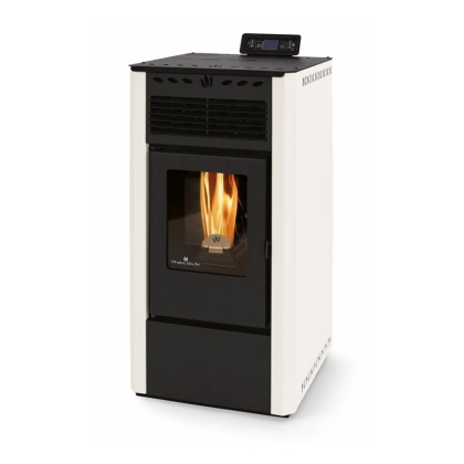 Pack Poêle à Granules Afrodite S 10 kW Kit Ventouse Dinak: Chauffage Efficace et Économique