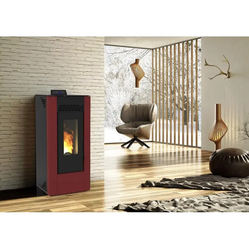 Pack Poêle à Granulés C12C FIREMATIC Kit Ventouse Dinak Wifi: Chauffage Efficace avec Contrôle à Distance – Image 6