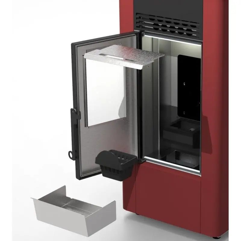 Pack Poêle à Granulés C12C FIREMATIC Kit Ventouse Dinak Wifi: Chauffage Efficace avec Contrôle à Distance – Image 8