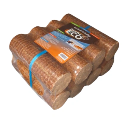 Bûche Densifiée JOUR ECO+ 1000kg - Palette 66 Packs Briquettes Haute Qualité - Fabrication Française - Certifiée X5