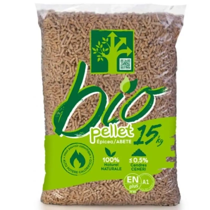 Sac pellets granulé bio pour poêle - Palette 72 sacs x 15kg | Pellets certifiés « EN PLUS A1 » - Livraison rapide en France