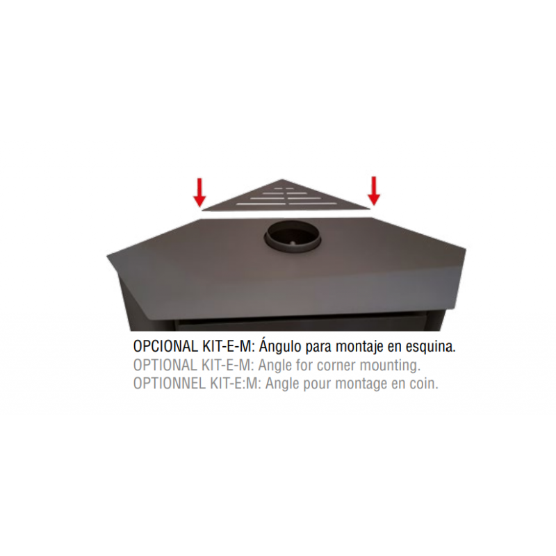 Poêle à Bois avec Four BRONPI Murano 14 kW – Chauffage Efficace et Cuisson Précise - Design Élégant, Haute Performance - Achat en Ligne – Image 4