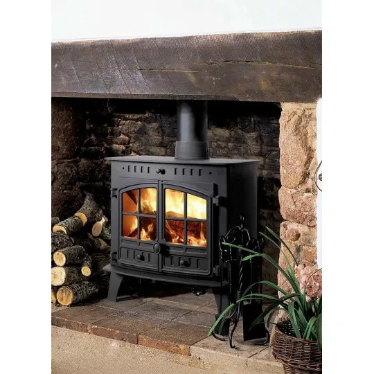 Poêle à bois avec bouilleur Hunter 14B - Puissance 10-13kw, Raccordement 7-8 Radiateurs, Haute Qualité Anglaise - Garantie 2 ans – Image 2