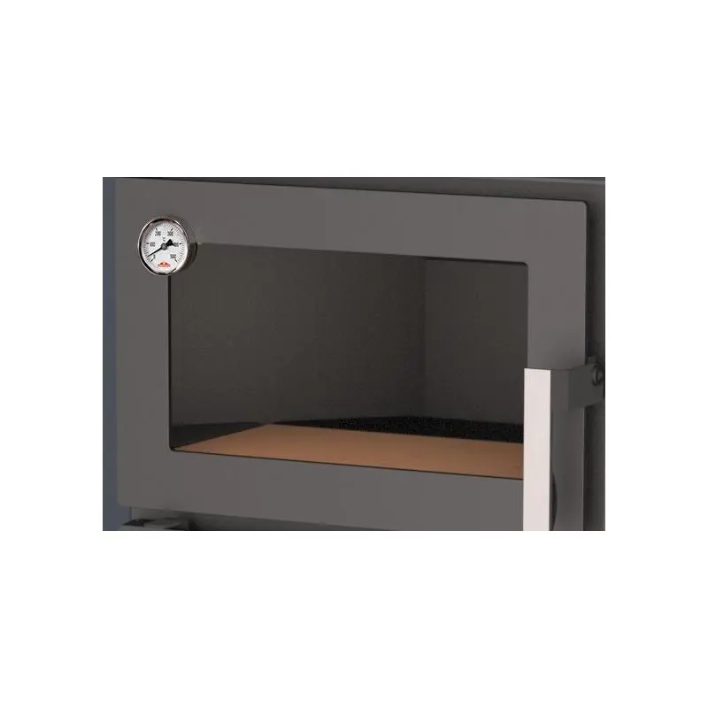 Poêle à bois d’angle avec four BRONPI Lerma 9kW – Chauffage Efficace, Design et Économique - Poêle à Bois Lerma 9kW: Design Moderne, Haute Performance – Image 8