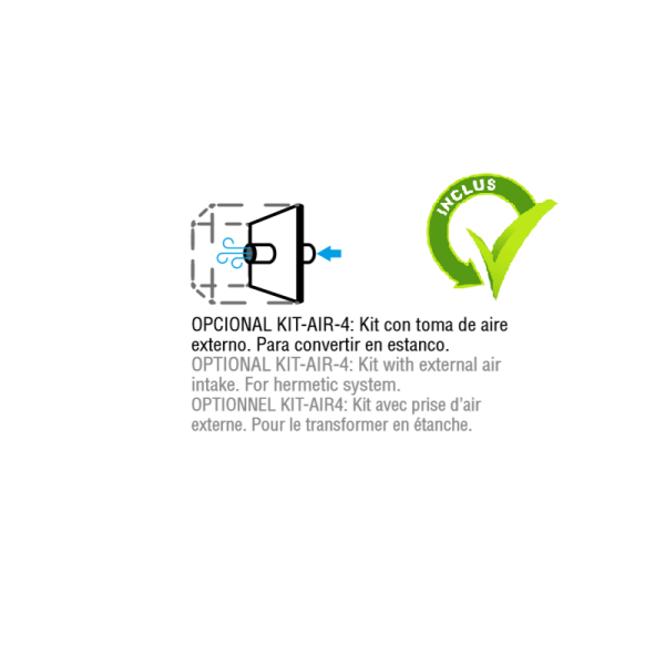 Poêle à Bois Étanche BRONPI Bombay E 7 kW - Chauffage Puissant et Écologique - Garantie 5 ans – Image 6