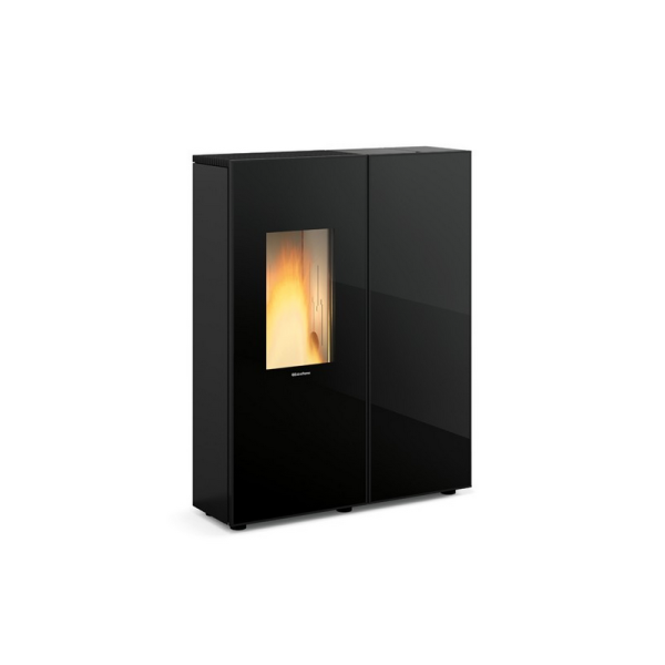 Poêle à Granulés EXTRAFLAME Sharon Plus CX Crystal 11kW - Ventilé, Étanche, Extra-Plat : Performant et Élégant, Idéal pour Grands Espaces – Image 7
