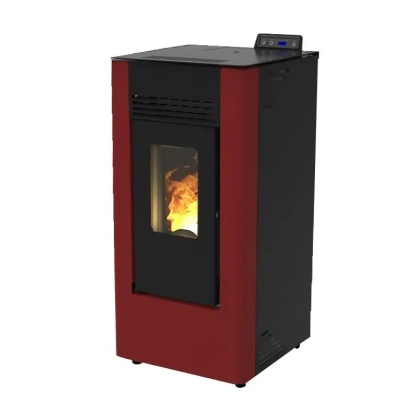 Pack Poêle à Granulés C9 FIREMATIC + Kit Ventouse Dinak: Chauffage Efficace et Économique - 7.9 kW, 226 m3 - Poêle à Granulés Ventilé Étanche, Systèmes Innovants, Installation Facile