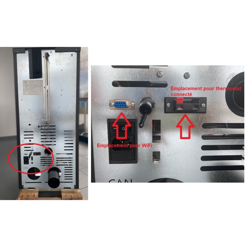 Poêle à Granulés Ventilé Étanche FIREMATIC C9 8.7 kW – Chauffage Haut de Gamme et Performant – Image 10