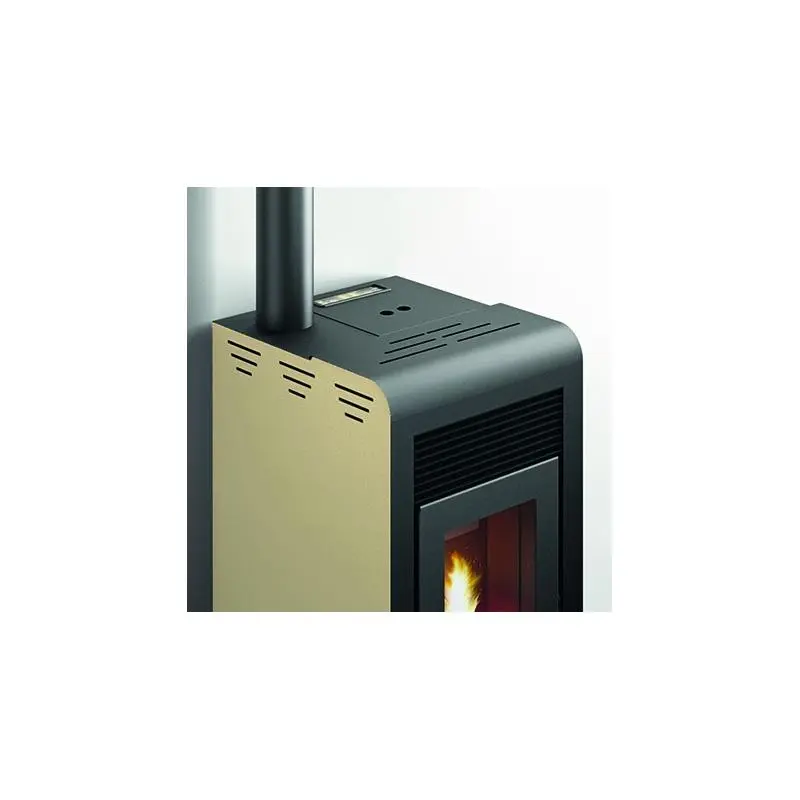 Poêle à Granules Ventilé EVACALOR Rita 9,5 kW Ivoire - Chauffage Haut de Gamme et Design Moderne - Économique et Efficace - A+ Efficacité Énergétique – Image 5