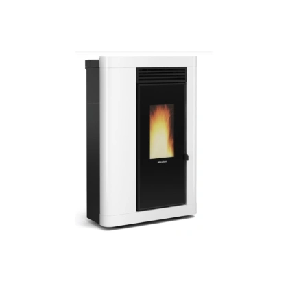 Poêle à Granules Extra-Plat Ventilé EXTRAFLAME Annabella AD Evo 10 kW - Performant et Élégant, Chauffage Haut de Gamme