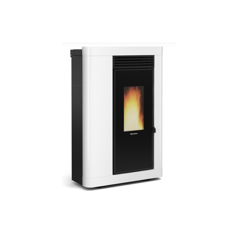 Poêle à Granules Extra-Plat Ventilé EXTRAFLAME Annabella AD Evo 10 kW - Performant et Élégant, Chauffage Haut de Gamme