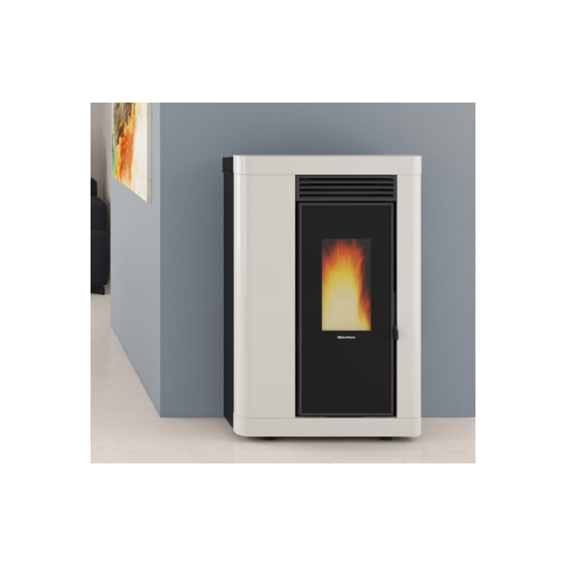 Poêle à Granules Extra-Plat Ventilé EXTRAFLAME Annabella AD Evo 10 kW - Performant et Élégant, Chauffage Haut de Gamme – Image 3