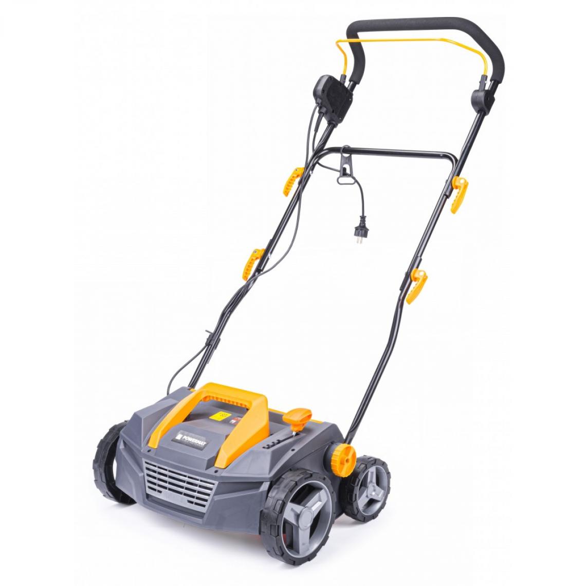 Aérateur Scarificateur Électrique 2550W 230V avec Bac 45L – Gris | Outil Puissant pour Pelouse – Image 3