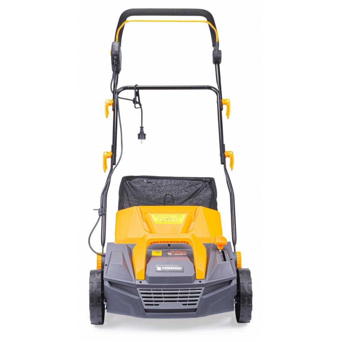 Aérateur Scarificateur Électrique 2550W 230V avec Bac 45L – Gris | Outil Puissant pour Pelouse – Image 4