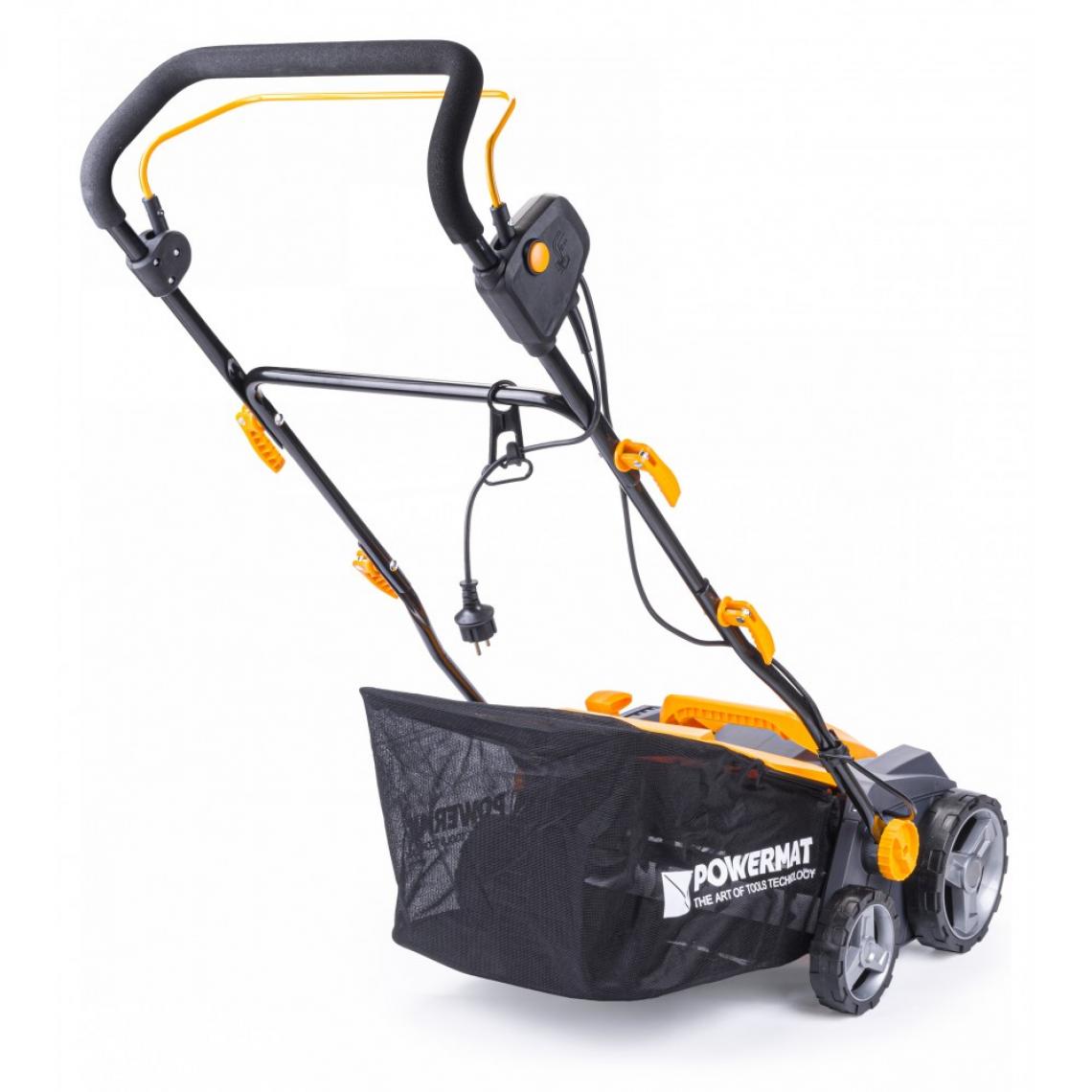 Aérateur Scarificateur Électrique 2550W 230V avec Bac 45L – Gris | Outil Puissant pour Pelouse – Image 5