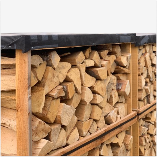 Palette 600kg Bûches 50cm Premium - Bois Naturel EXTRA SEC - Qualité Supérieure - France Bois Bûche – Image 2