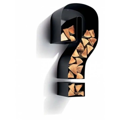 Range Bûches Apros: Stockage de Bois Efficace en Acier Robuste - POINT D’INTERROGATION