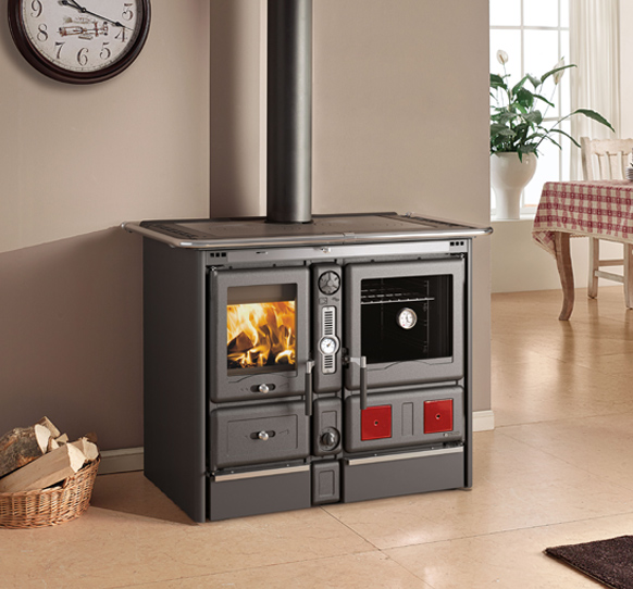 Cuisinière à Bois Nordica TERMO BOUILLEUR ROSA XXL DSA: Chauffage Efficace et Design – Image 4